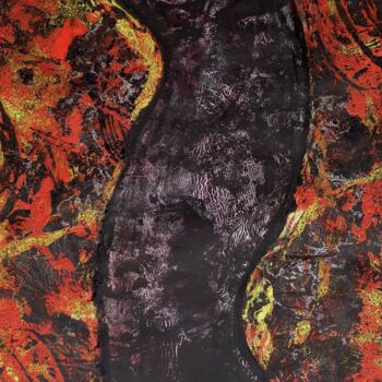 Peinture intitulée "ombre nu" par Francisco Mendes, Œuvre d'art originale, Huile