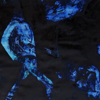 Malarstwo zatytułowany „blue Green” autorstwa Francisco Mendes, Oryginalna praca, Olej