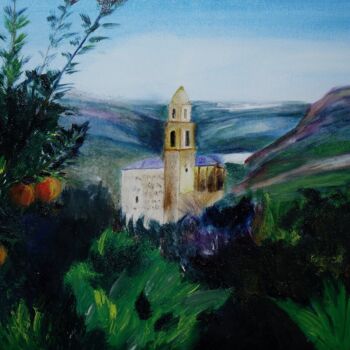 Painting titled "corsica" by Francisco Mendes, Original Artwork