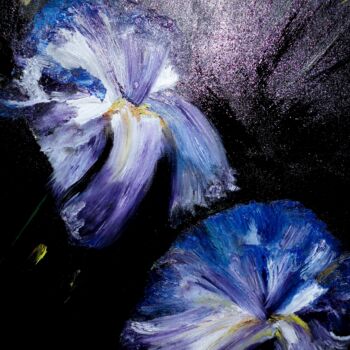Ζωγραφική με τίτλο "iris" από Francisco Mendes, Αυθεντικά έργα τέχνης