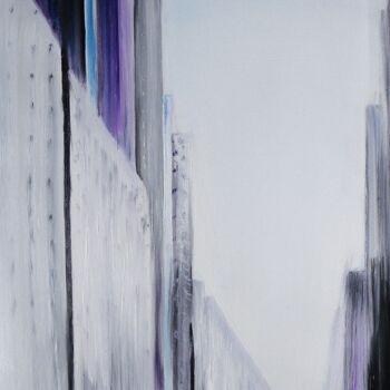 Painting titled "new york" by Francisco Mendes, Original Artwork
