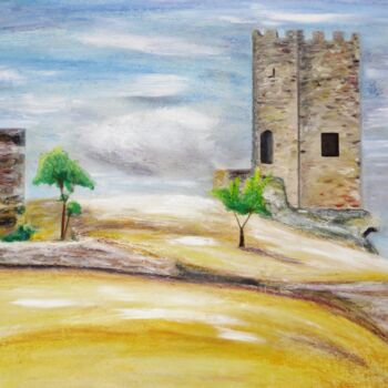 Painting titled "Mogadouro" by Francisco Mendes, Original Artwork