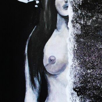 Peinture intitulée "desir caché" par Francisco Mendes, Œuvre d'art originale, Acrylique