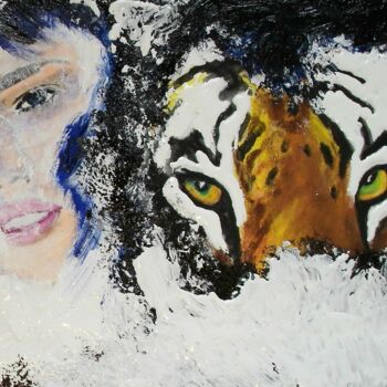 Painting titled "instinct" by Francisco Mendes, Original Artwork