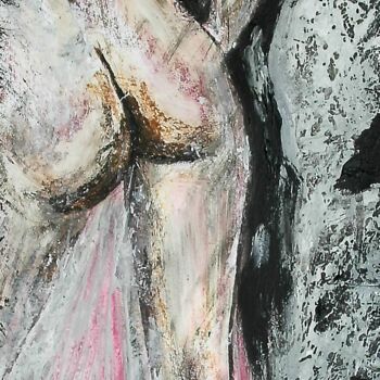 Pittura intitolato "nue" da Francisco Mendes, Opera d'arte originale, Olio