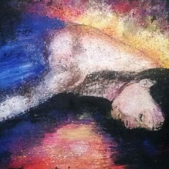 Pintura titulada "le corps a danse l’…" por Francisco Mendes, Obra de arte original, Tinta