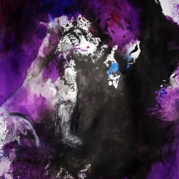 Peinture intitulée "cerbère" par Francisco Mendes, Œuvre d'art originale, Encre