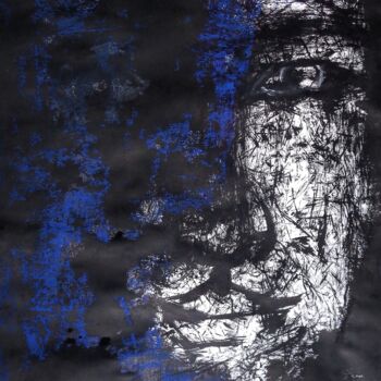 Pintura titulada "la vie en bleu" por Francisco Mendes, Obra de arte original, Tinta