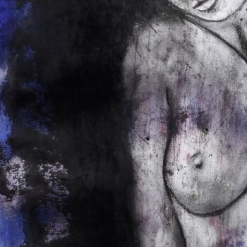 Malarstwo zatytułowany „silence” autorstwa Francisco Mendes, Oryginalna praca, Atrament