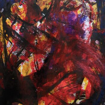 Pintura titulada "le toréador" por Francisco Mendes, Obra de arte original, Acrílico