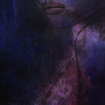 Картина под названием "nu" - Francisco Mendes, Подлинное произведение искусства, Чернила