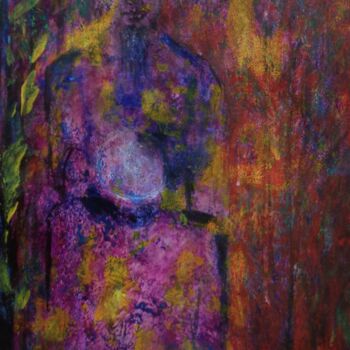 Pittura intitolato "le voyant" da Francisco Mendes, Opera d'arte originale, Acrilico