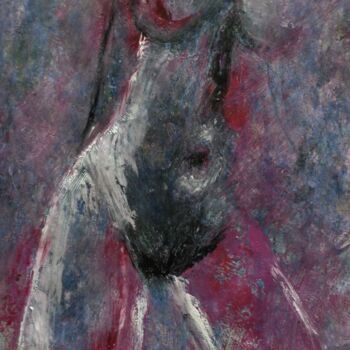 Картина под названием "nu" - Francisco Mendes, Подлинное произведение искусства, Масло