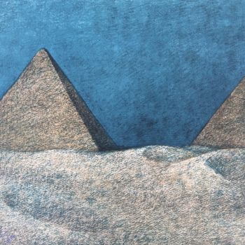 Impressões e gravuras intitulada "Impressions of Egip…" por Francisco Zuniga, Obras de arte originais, Litografia
