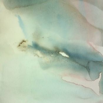 Painting titled "Abstract1" by Francisco Cadete, Original Artwork, Watercolor