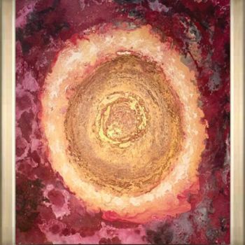 Painting titled "Vulcano" by Francisco Diazart, Original Artwork, Other