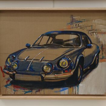 绘画 标题为“alpine 2” 由Francis L'Huillier, 原创艺术品, 丙烯 安装在木板上