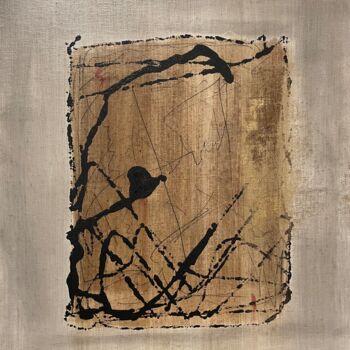 Peinture intitulée ""L'homme curieux" #…" par Franck.A, Œuvre d'art originale, Acrylique