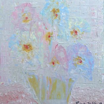 Painting titled "Granny's Bouquet.jpg" by Franck Deboffe, Original Artwork, Acrylic