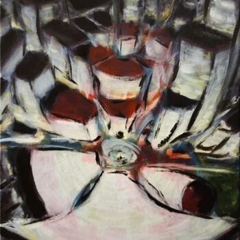 Pittura intitolato "Mise en perspective" da Franck Maury (Bellovaci), Opera d'arte originale, Acrilico