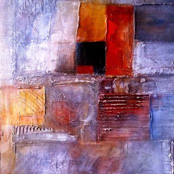 Painting titled "Numéro 2" by Franck Murat, Original Artwork