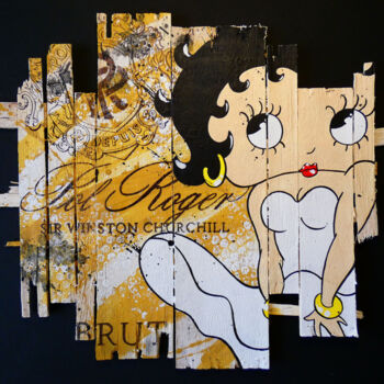 绘画 标题为“Betty Roger” 由Franck Neuville, 原创艺术品, 丙烯