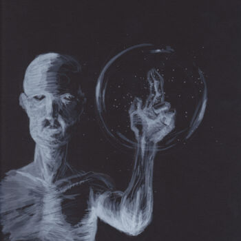 Drawing titled "Black Light" by Franck Renaud, Original Artwork, Other