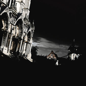 Photography titled "Cathédrale de chart…" by Franck Sanyas, Original Artwork, Digital Photography
