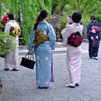 Fotografia intitolato "Kyoto Tenriu-ji" da Franck Sanz, Opera d'arte originale, Fotografia non manipolata