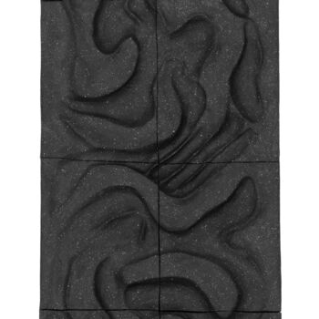 Sculpture titled "Kilauea Lava" by Franck Scala, Original Artwork, Ceramics