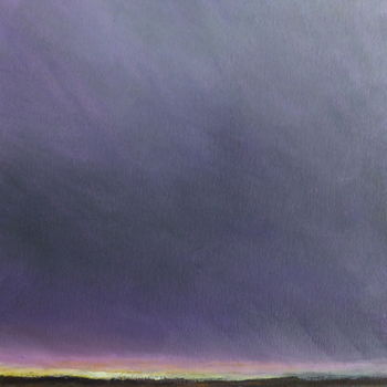 Pittura intitolato "Little horizon #4" da Franck Gervaise, Opera d'arte originale, Pastello