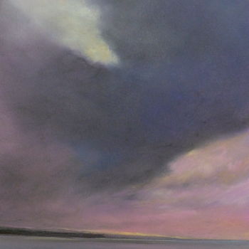 Pintura intitulada "Little Horizon #10." por Franck Gervaise, Obras de arte originais, Pastel