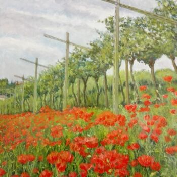Pintura intitulada "Sotto le vigne..Un…" por Franco Forante, Obras de arte originais, Acrílico