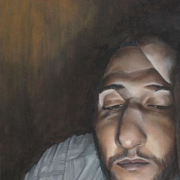 Painting titled "N°3 ( Sin Título)" by Franco Ibazeta, Original Artwork, Oil