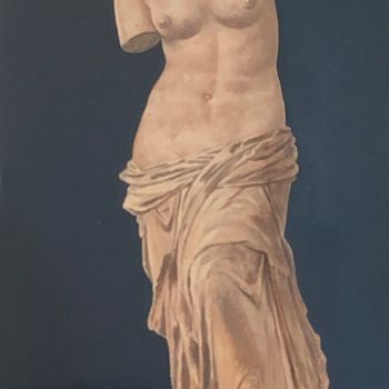 Painting titled "Milo's Venus" by Franco Bruschi, Original Artwork, Acrylic