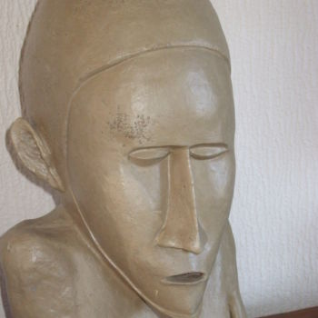 "étude-mélanésien-1.…" başlıklı Heykel Pierrick tarafından, Orijinal sanat, Kil