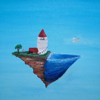 绘画 标题为“Le phare” 由Francois Dedericks, 原创艺术品, 其他