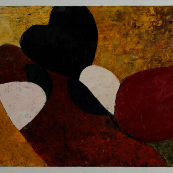 Pittura intitolato "BROKEN HEARTS" da François Delage, Opera d'arte originale, Pastello