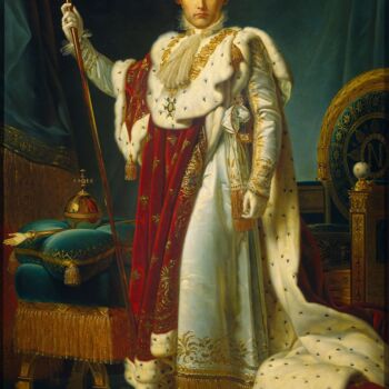 "Portrait de Napoleo…" başlıklı Tablo François Gérard tarafından, Orijinal sanat, Petrol