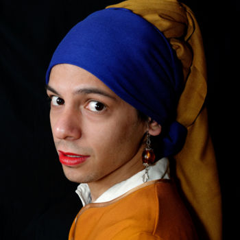 Fotografie mit dem Titel "La perle de Vermeer" von François Harray, Original-Kunstwerk
