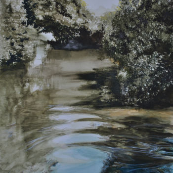 Painting titled "riviere1.jpg" by François Kunze, Original Artwork
