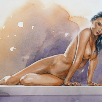 Painting titled "nu-feminin-3.jpg" by François Lanvin, Original Artwork, Watercolor