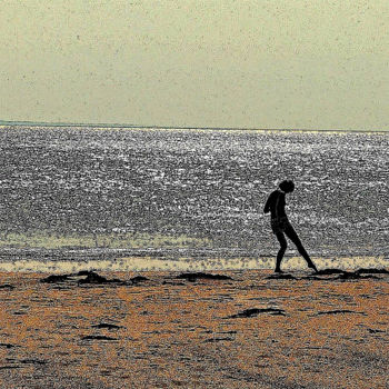 Photographie intitulée "Beach Dancer" par Francois Lemonnier, Œuvre d'art originale, Photographie numérique Monté sur Alumin…