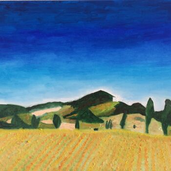 Peinture intitulée "#Provence" par François Martigné, Œuvre d'art originale, Huile