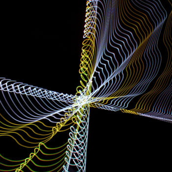 摄影 标题为“Fluctuations quanti…” 由François Tondeur, 原创艺术品, 光绘摄影