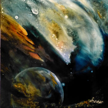 Painting titled "plasma.jpg" by François Weber, Original Artwork, Oil