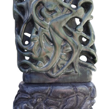 Sculpture intitulée "la-ruche-face-2.jpg" par François Thomas, Œuvre d'art originale, Pierre