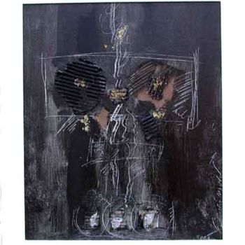 Peinture intitulée "BLACK TWO" par Francois Chauvin, Œuvre d'art originale