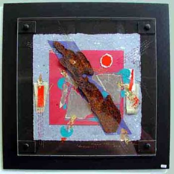 Collages titled "COLLAGE" by Francois Chauvin, Original Artwork