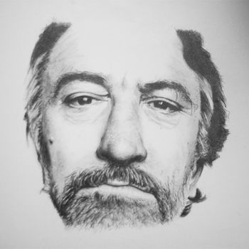 Desenho intitulada "Robert De Niro" por François Dumoulin, Obras de arte originais, Outro